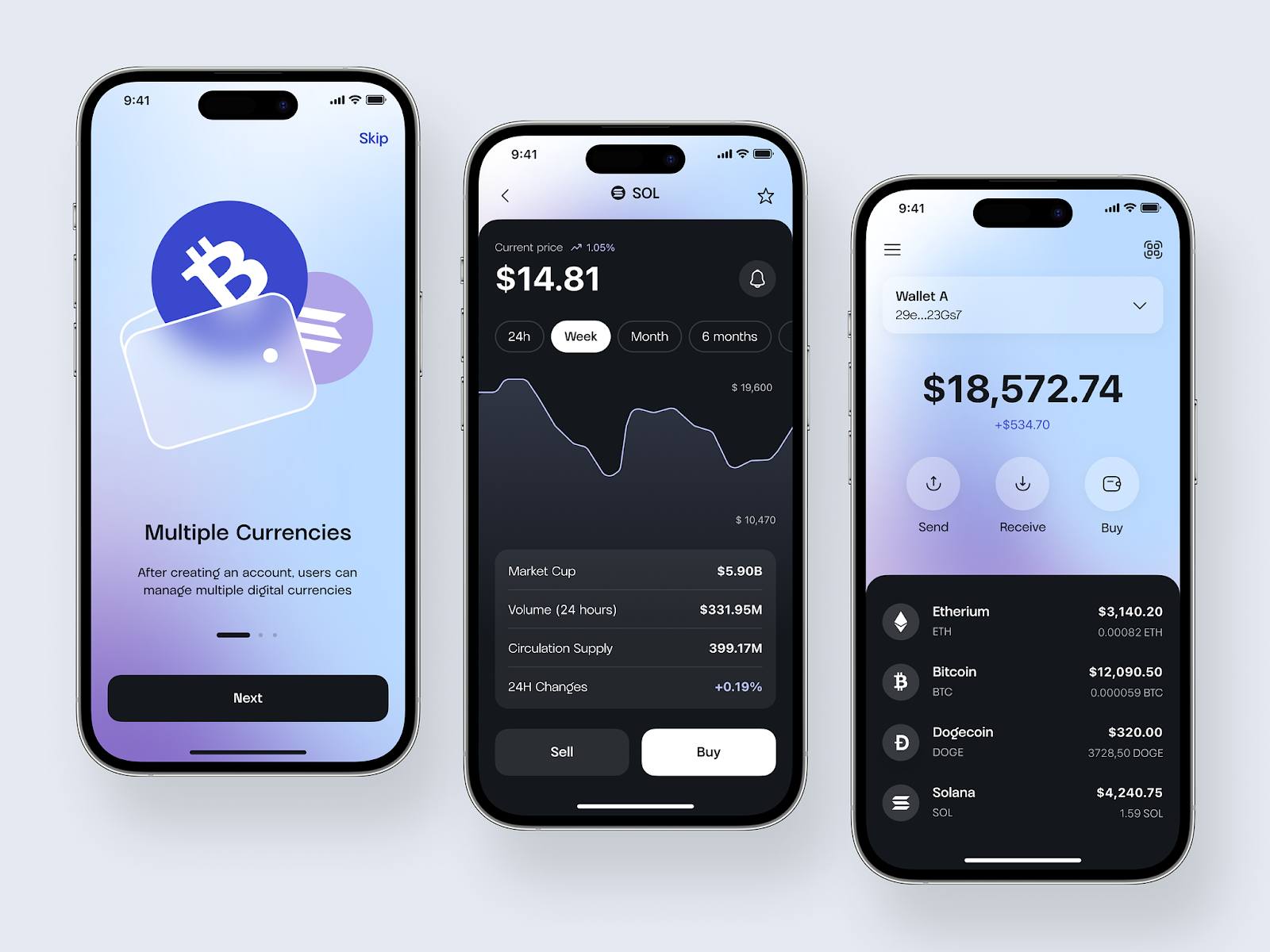Crypto portfolio tracking app