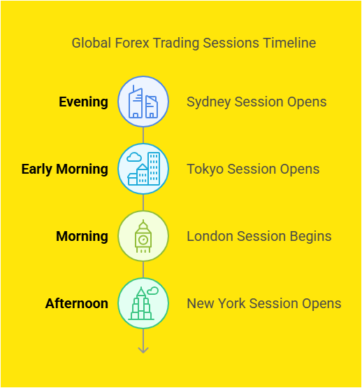 Global Forex Trading Sessions Timeline