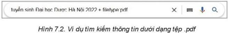 BÀI 7: THỰC HÀNH TÌM KIẾM THÔNG TIN TRÊN INTERNETChào mừng các em đến với bài học ngày hôm nay!Thông qua video này, các em sẽ nắm được các kiến thức và kĩ năng như sau:Nắm được kiến thức chung về tìm kiếm thông tin trên Internet.Sử dụng được máy tìm kiếm trên máy tính và thiết bị số thông minh bằng cách gõ từ khóa hoặc bằng tiếng nói.Xác lập được các lựa chọn theo tiêu chí tìm kiếm để nâng cao hiệu quả tìm kiếm.HOẠT ĐỘNG KHỞI ĐỘNGCó ý kiến cho rằng  Ngày nay, tất cả mọi thông tin đều có thể tìm thấy trên Internet