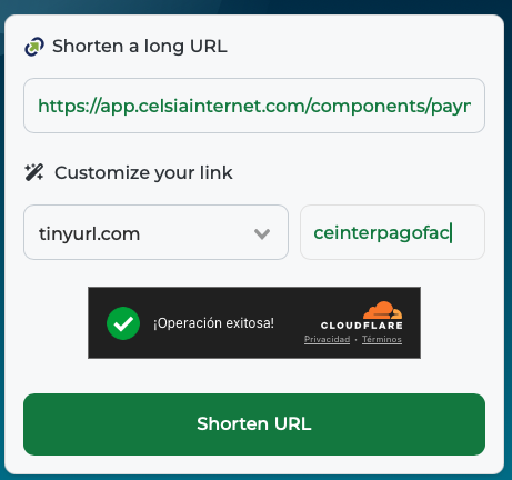 acortador de urls