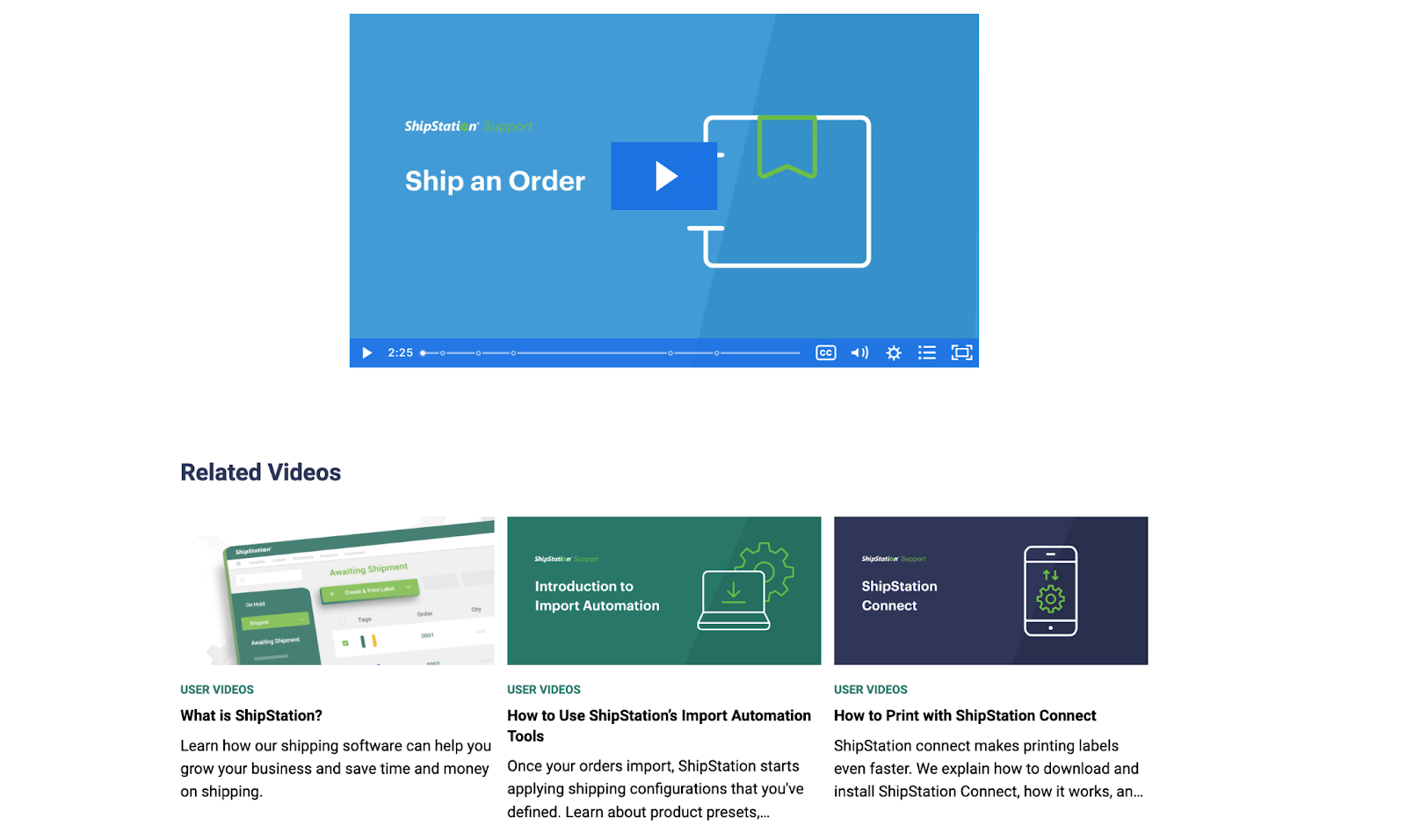 An example of visual tools used in the training process for customer support. 