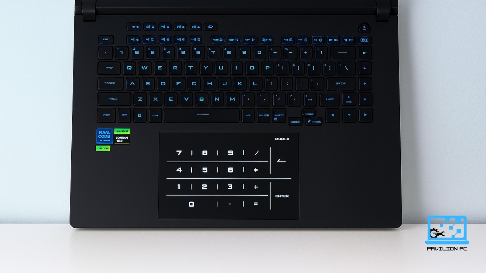 Keyboard of ASUS ROG Strix Scar 16