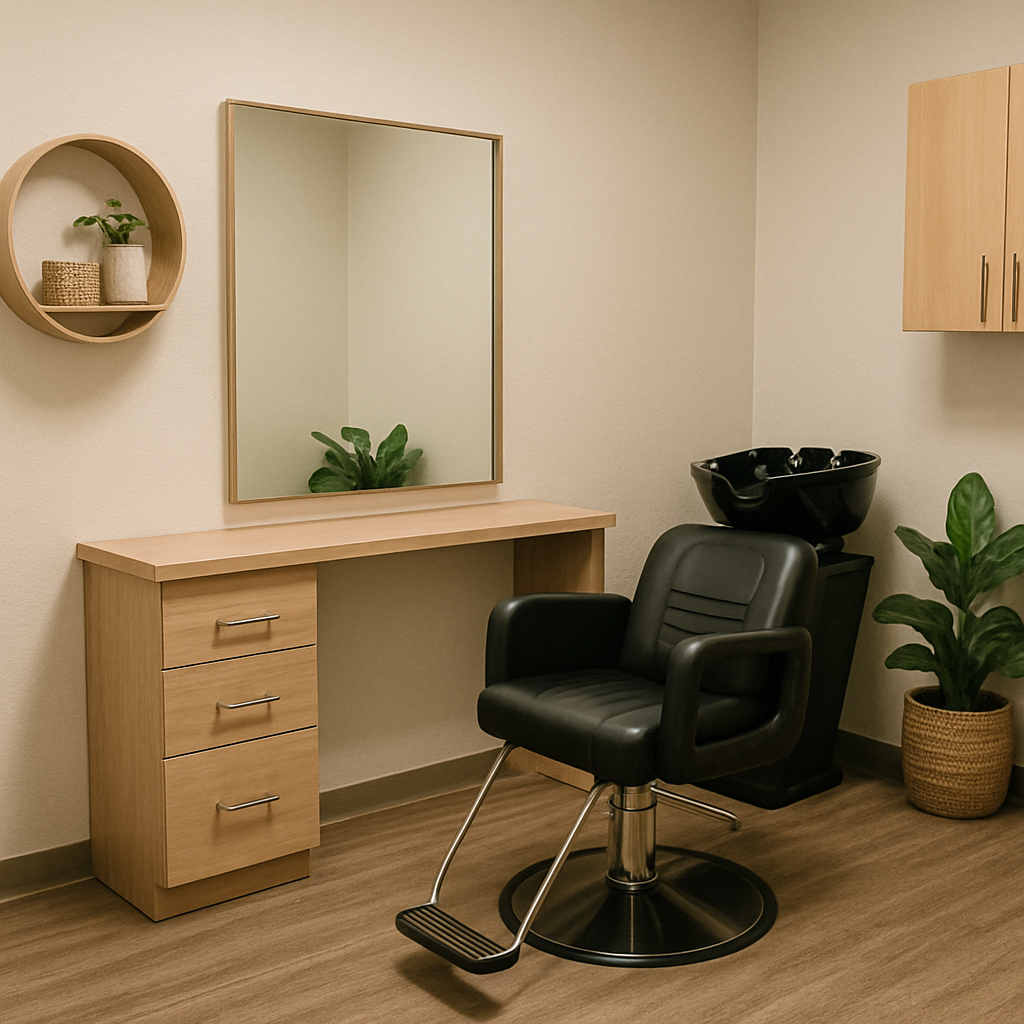 salon suite interior design