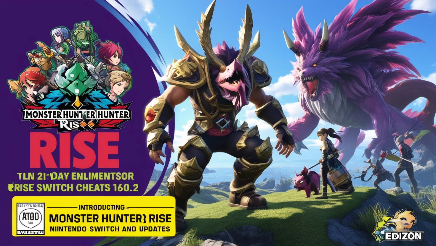 Monster Hunter Rise Nintendo Switch Cheats 16.0.2