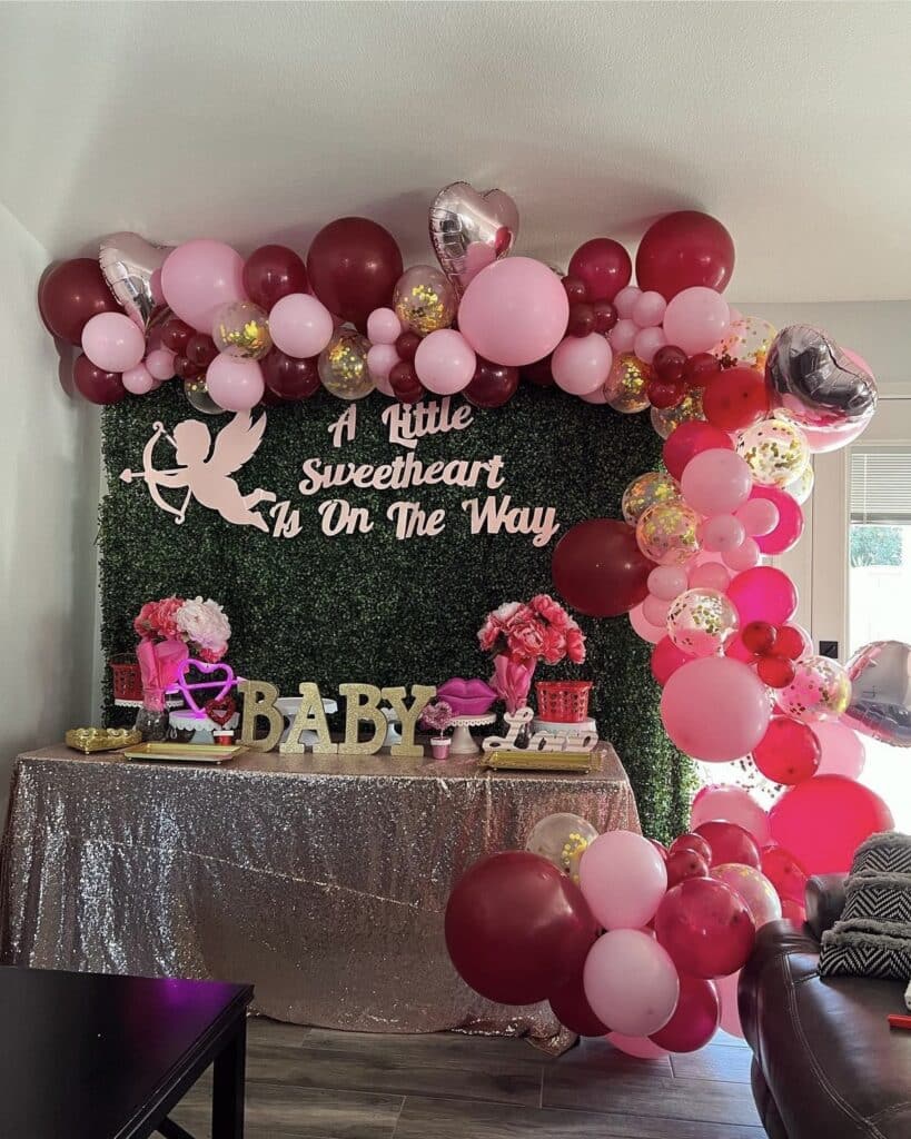 cupid baby shower theme
