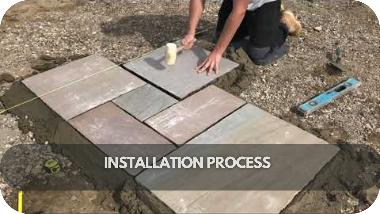 Sandstone Installation Process