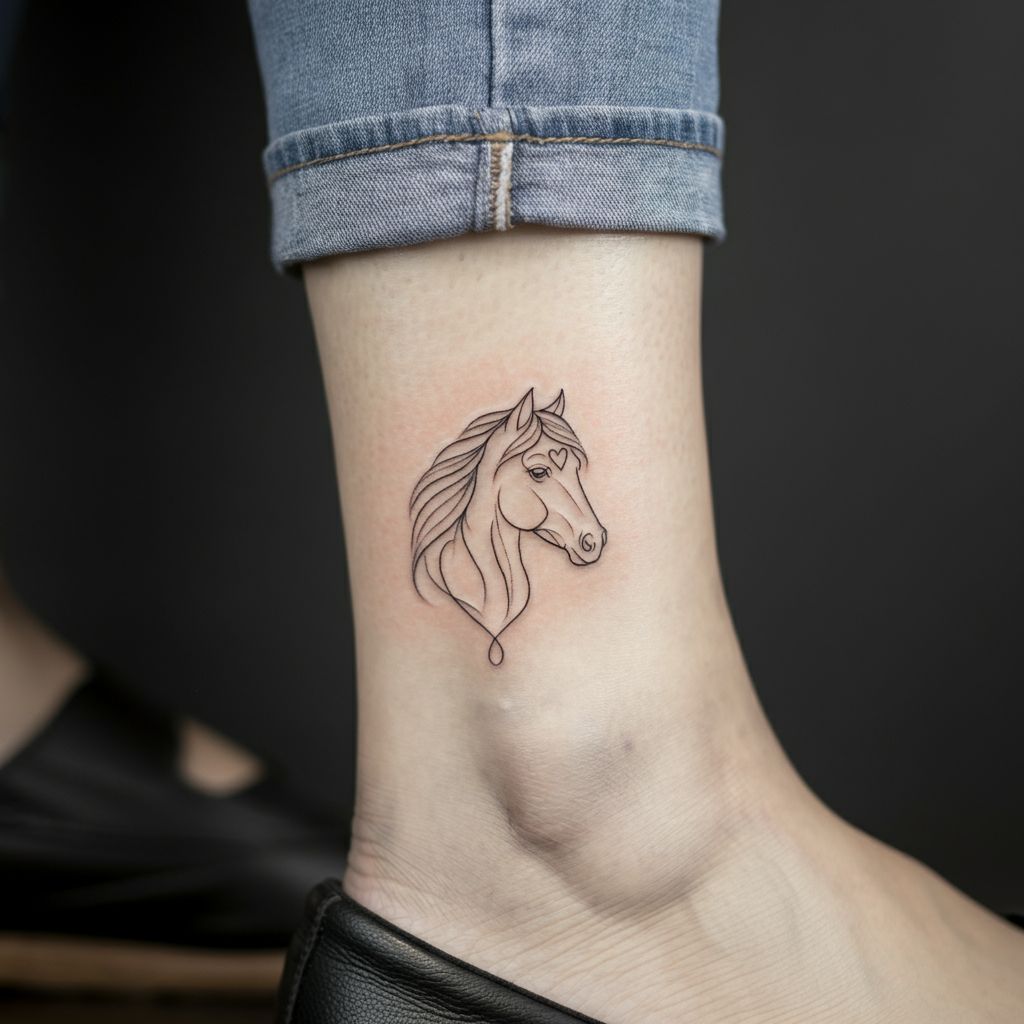Horse Tattoo for Females