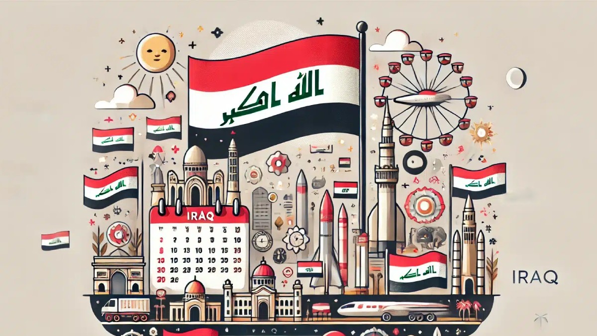 جدول العطل الرسمية في العراق 2025