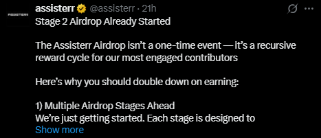 Assisterr airdrop details