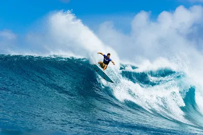 Jack Robinson esteve em Paris 2024 (Foto: World Surf League)