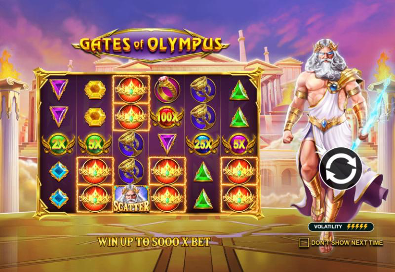 Gates of Olympus Gameplay image