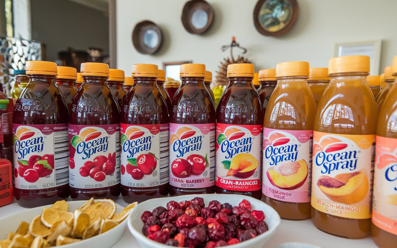 ocean spray juices that contain carmine