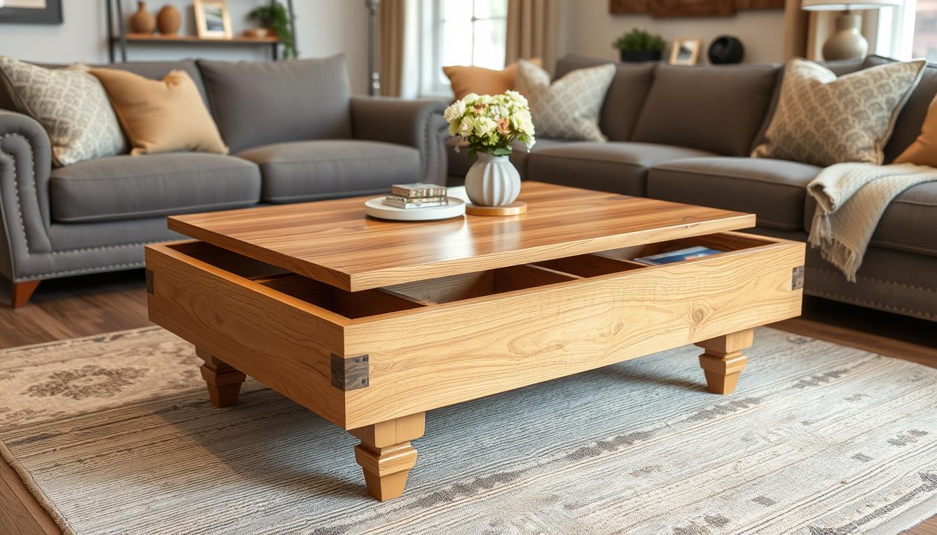 DIY Wooden Coffee Table