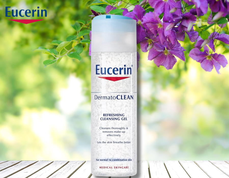 Gel rửa mặt dành cho da nhạy cảm Eucerin Dermato Clean Refreshing Cleansing Gel