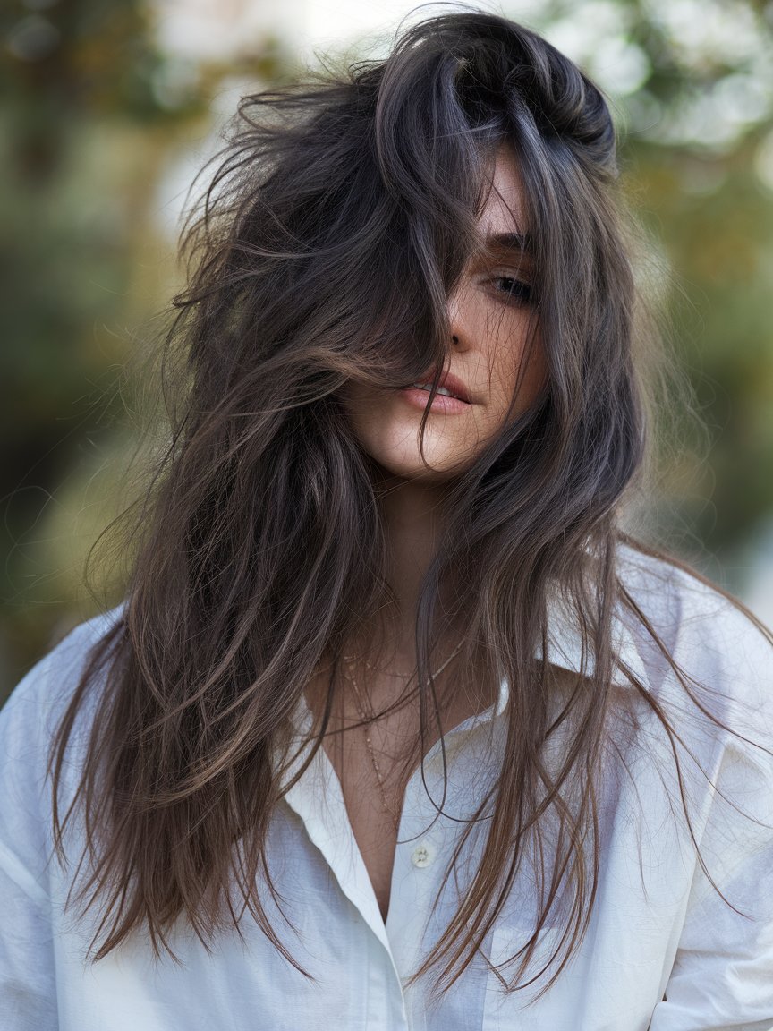 13. Tousled Layered Waves