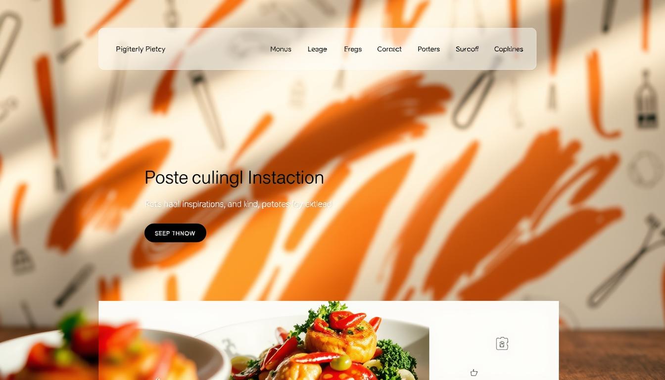 culinary identity through web design