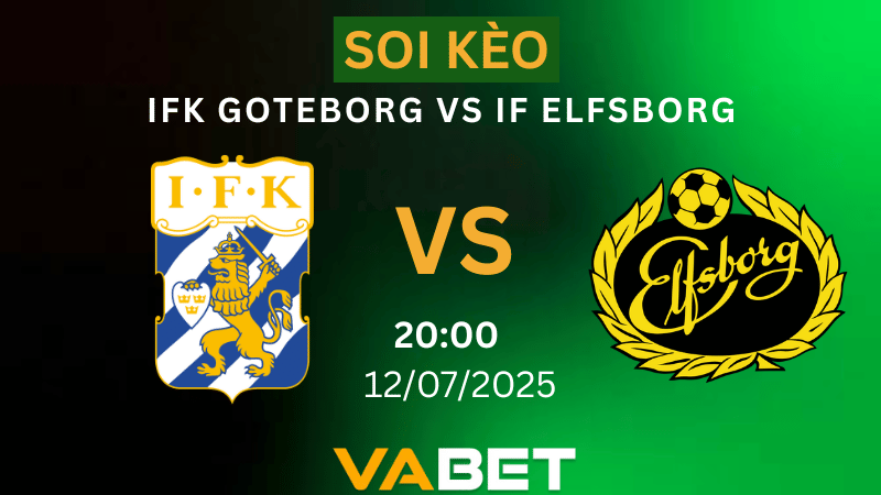 Soi kèo IFK Goteborg vs IF Elfsborg – 20h00 ngày 12/07/2025