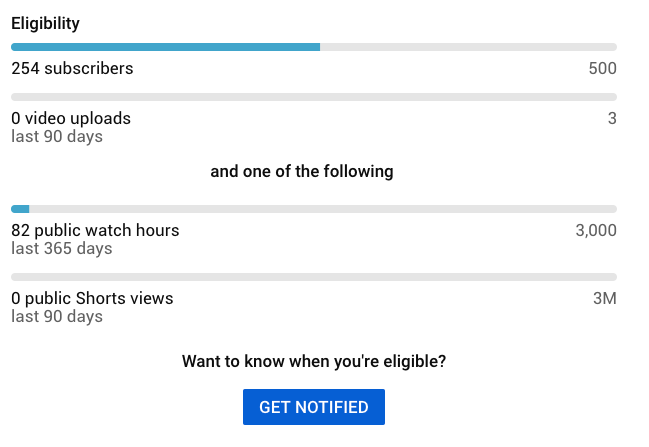 eligibility criteria