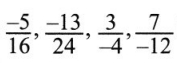 CBSE Class 7 Maths Rational Numbers Worksheets 1