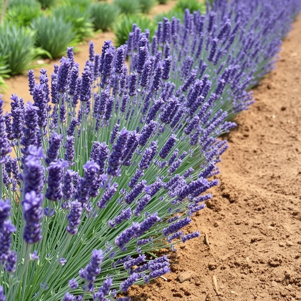 How far apart do you plant lavender