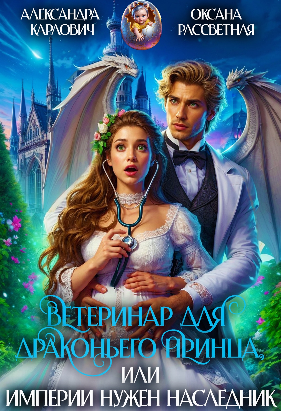 обложка на книгу "Ветеринар для драконьего принца, или империи нужен наследник"