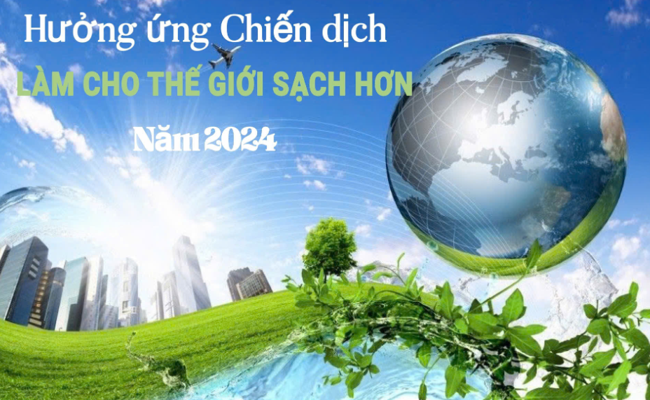 Phú Tân hưởng ứng Chiến dịch làm cho thế giới sạch hơn năm 2024