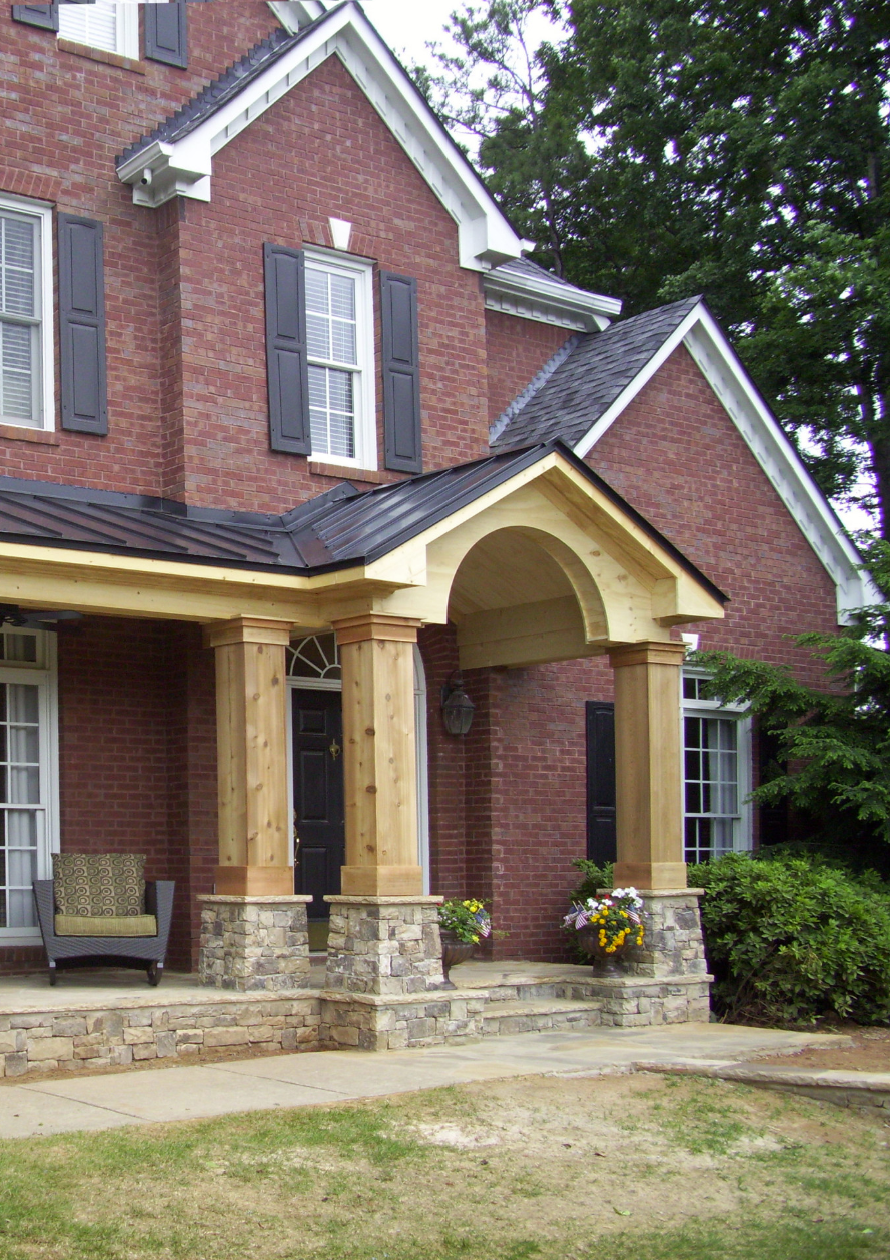 Front Porch Gable Roof Ideas