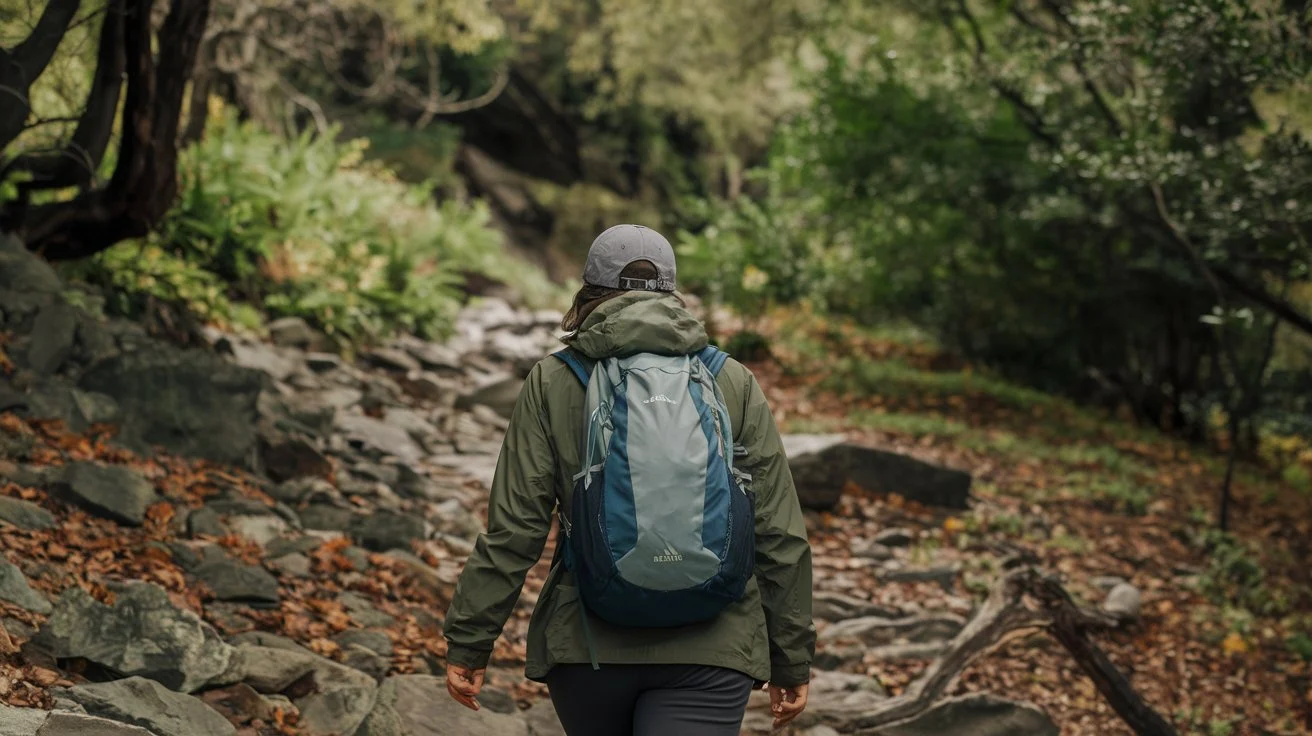 Hiking as a fun outdoor activity during a digital detox.