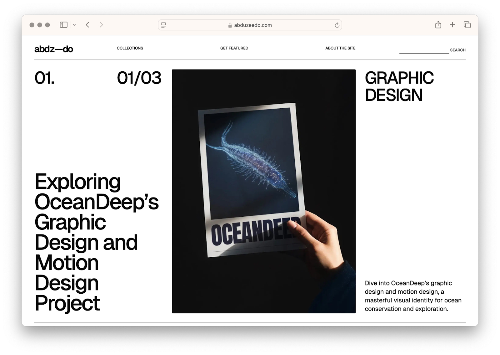 Image from the New Year, New Design… Again! article on Abduzeedo