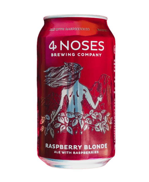 4 Noses Brewing Company Raspberry Blonde beer can