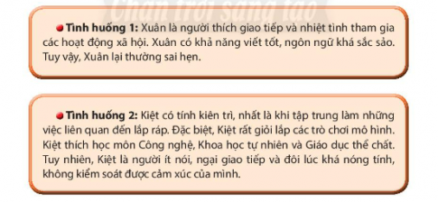 CHỦ ĐỀ 8. TÌM HIỂU NGHỀ Ở ĐỊA PHƯƠNGHoạt động 1: Tìm hiểu một số nghề nghiệp có ở địa phươngCâu 1: Kể tên những nghề hiện có ở địa phương em.Đáp án chuẩn:Bác sĩ, giáo viên, công an, bộ đội, thợ may, kĩ sư, kinh doanh/buôn bán nhỏ, nhân viên văn phòng,...Câu 2: Chỉ ra công việc đặc trưng và trang thiết bị, dụng cụ lao động cơ bản của những nghề em tìm hiểu được.Đáp án chuẩn:- Nghề ở địa phương em: làm gốm- Công việc đặc trưng:+ Lựa chọn đất+ Xử lí, pha chế đất+ Tạo dáng- Trang thiết bị, dụng cụ lao động: đất sét, bàn xoay, nước, lò nung…Câu 3: Chia sẻ kết quả của em về nghề ở địa phương.Đáp án chuẩn:- Cảm xúc khi tìm hiểu về những nghề này: Em thấy mỗi công việc rất thiêng liêng và ý nghĩa, góp phần vào sự phát triển của đất nước.- Đóng góp của em vào việc giữ gìn và phát triển các nghề tại địa phương: Em đang nỗ lực học tập để trở thành giáo viên, dạy dỗ cho thế hệ trẻ Việt Nam.Hoạt động 2: Tìm hiểu một số nguy hiểm và cách giữ an toàn khi làm nghề ở địa phươngCâu 1: Chia sẻ một số nguy hiểm có thể xảy ra và cách giữ an toàn khi làm nghề ở địa phương.Đáp án chuẩn:Tên nghềCác nguy hiểmCách giữ an toànNghề xây dựng           Tai nạn gãy tay, gãy chân, chấn thương vùng đầu,…Mặc đồ bảo hộNghề mộcĐau mắt, viêm phổi,…Đau kính bảo hộ và đeo khẩu trangNghề đóng tàu biển   Chấn thương tay, chân vì đóng tàu        Đeo găng tay, đi giàyNghề nuôi trồng thuỷ, hải sảnNhiễm hoá chất độc hạiĐeo khẩu trangCâu 2: Trao đổi về cách giữ an toàn khi làm nghề ở địa phương.Đáp án chuẩn:- Trường hợp 1 (Ngư dân đang đánh bắt cá):  + Mặc áo phao khi tham gia đánh bắt cá.  + Đảm bảo mang đủ phao cứu sinh và trang thiết bị an toàn.- Trường hợp 2 (Cô kĩ sư xây dựng đang giám sát công trình):  + Trang bị đầy đủ thiết bị bảo vệ an toàn như quần áo, mũ, găng tay, giày theo quy định.  + Nắm vững kiến thức và kỹ năng về vệ sinh, an toàn lao động và tuân thủ nghiêm túc.Câu 3: Chia sẻ những nội dung em có thể rèn luyện để giữ an toàn khi làm nghề ở địa phương.Đáp án chuẩn:- Đọc kỹ bản hướng dẫn an toàn lao động.- Kiểm tra thường xuyên sự an toàn của các thiết bị lao động.- Kiểm tra sức khoẻ thường xuyên.Hoạt động 3: Tìm hiểu một số phẩm chất và năng lực của người làm nghề ở địa phươngCâu 1: Trao đổi về những phẩm chất và năng lực cần có của người làm nghề ở địa phương.Đáp án chuẩn:Tên nghềNhững phẩm chất cần có      Những năng lực cần cóNghề xây dựng           Sự cẩn thận, tỉ mỉ       Tính kiên nhẫn, chịu khóNghề mộc       Khéo léo, tỉ mỉSự cầu kỳ, cần mẫnNghề đóng tàu biển   Kiên nhẫnSức khoẻNghề nuôi trồng thuỷ, hải sảnSự cẩn thận    Có đôi mắt tinh tườngCâu 2: Trao đổi với bố mẹ và người thân về những phẩm chất và năng lực cần có để làm tốt công việc của họ.Đáp án chuẩn:- Bác sỹ cần lòng nhân ái, tính tỉ mỉ và cẩn thận để chẩn đoán chính xác bệnh và giao tiếp ân cần với bệnh nhân.- Biên tập viên cần vốn từ phong phú, diễn đạt mạch lạc, và nắm vững quy định về chính tả và hình thức văn bản.Câu 3: Chia sẻ về những nội dung em tìm hiểu được về các phẩm chất và năng lực của người làm nghề ở địa phương.Đáp án chuẩn:- Giáo viên: Kiên nhẫn, nhẹ nhàng, giao tiếp tốt, hiểu biết, yêu quý trẻ em.- Điều dưỡng: Có khả năng chăm sóc người khác.- Nghề nông: Hiểu biết về thiên nhiên, cần cù.- Thợ cơ khí: Hiểu biét về máy móc.- Kế toán, bán hàng: Khả năng tính toán tốt, cẩn thận, tỉ mỉ.Hoạt động 4: Xác định các phẩm chất và năng lực của bản thân phù hợp với yêu cầu của một số nghề ở địa phươngCâu 1: Xác định các phẩm chất và năng lực của bản thân phù hợp hoặc chưa phù hợp với yêu cầu của một số nghề ở địa phương mà em đã tìm hiểu.Đáp án chuẩn:+ Cẩn thận+ Tỉ mỉ+ Sáng tạo+ Tuân thủ nội quyNhững phẩm chất và năng lực của bản thân chưa phù hợp với yêu cầu của một số nghề ở địa phương mà em đã tìm hiểu: chưa vui vẻ và cởi mở. Câu 2: Xác định nghề phù hợp với các nhân vật trong tình huống sau và chỉ ra những phẩm chất, năng lực mà các bạn đó cần rèn luyện để đáp ứng tốt hơn với yêu cầu của các nghề đó.Đáp án chuẩn:Nội dung tình huống  Những nghề phù hợpNhững phẩm chất, năng lực cần rèn luyệnTình huống 1:Xuân là người quảng giao, thích hoạt động xã hội. Xuân có khả năng viết tốt, ngôn ngữ khá sắc sảo. Tuy vậy, Xuân lại thường sai hẹn.MC, biên tập viên, nhà báo, phóng viên, giáo viên, nhà văn, luật sư, diễn viên,…Đúng giờ trong mỗi buổi hẹn.Tình huống 2:Kiệt có tính kiên trì, nhất là khi tập trung làm những việc liên quan đến lắp rắp. Đặc biệt, Kiệt rất giỏi lắp các trò chơi mô hình. Kiệt thích học môn Công nghệ, KHTN và Giáo dục thể chất. Tuy nhiên, Kiệt là người ít nói, ngại giao tiếp và đôi lúc khá nóng tính, không kiểm soát được cảm xúc của mình.Kỹ sư xây dựng, kỹ sư máy tính,…Kiềm chế cảm xúc. Câu 3: Chia sẻ về những nghề phù hợp với một số phẩm chất, năng lực của em.Đáp án chuẩn:Năng lực phẩm chất của em: Năng động, hoạt bát, giao tiếp tốt, xử lí tình huống nhanh nhạy, có khả năng văn chương, …Nghề phù hợp với em: Biên tập viên, giáo viên Ngữ Văn, hướng dẫn viên du lịch,….Hoạt động 5: Đánh giá kết quả trải nghiệm