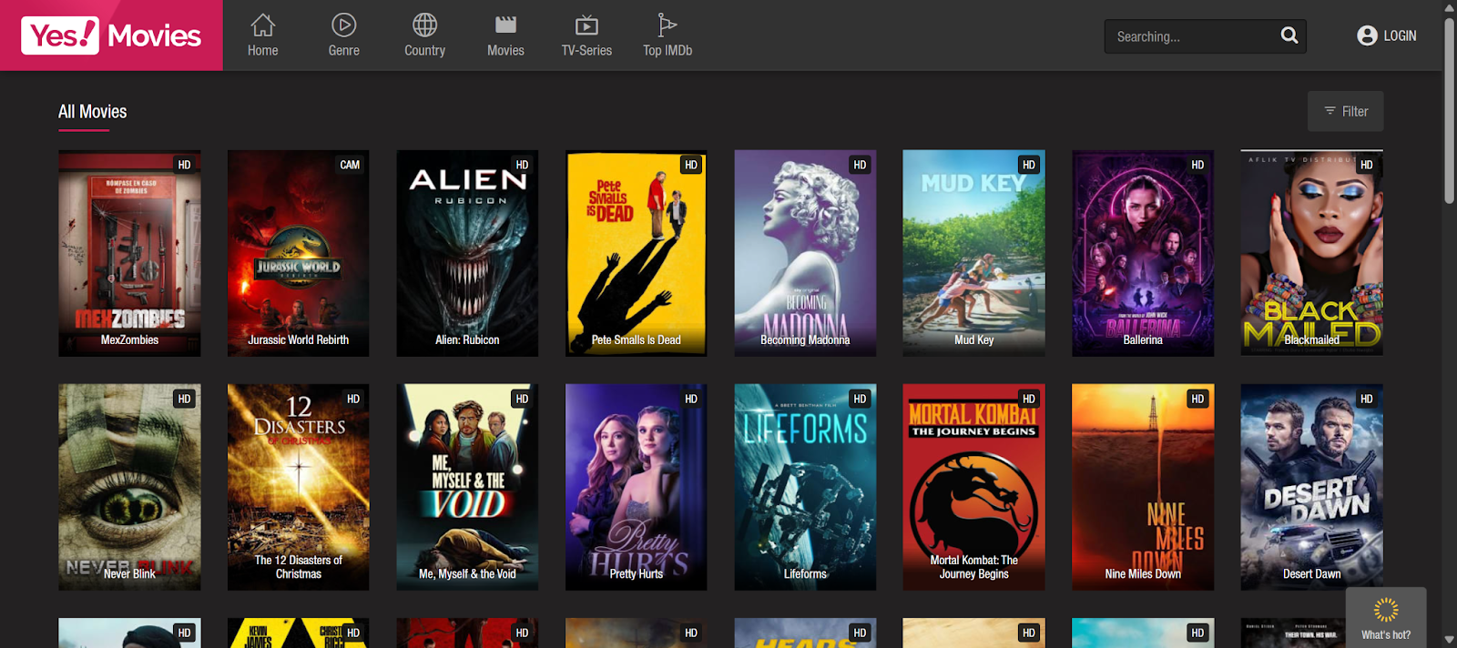  Yesmovies website