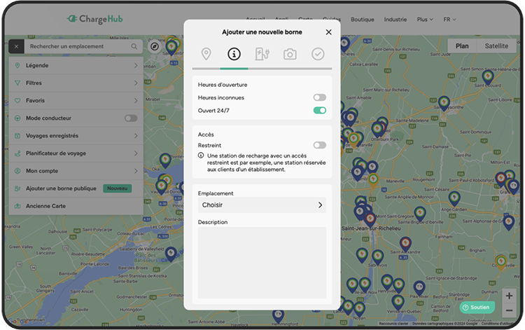 carte pour recharge voiture electrique