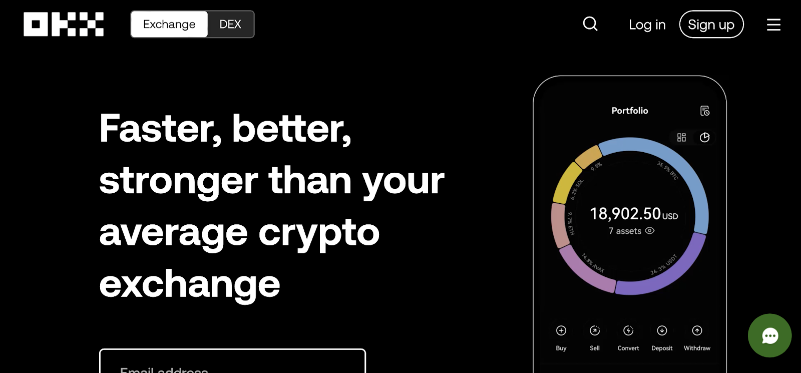 OKX homepage