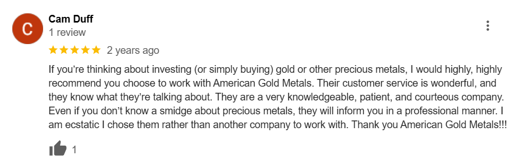 review 4 of American Gold Metals LLC