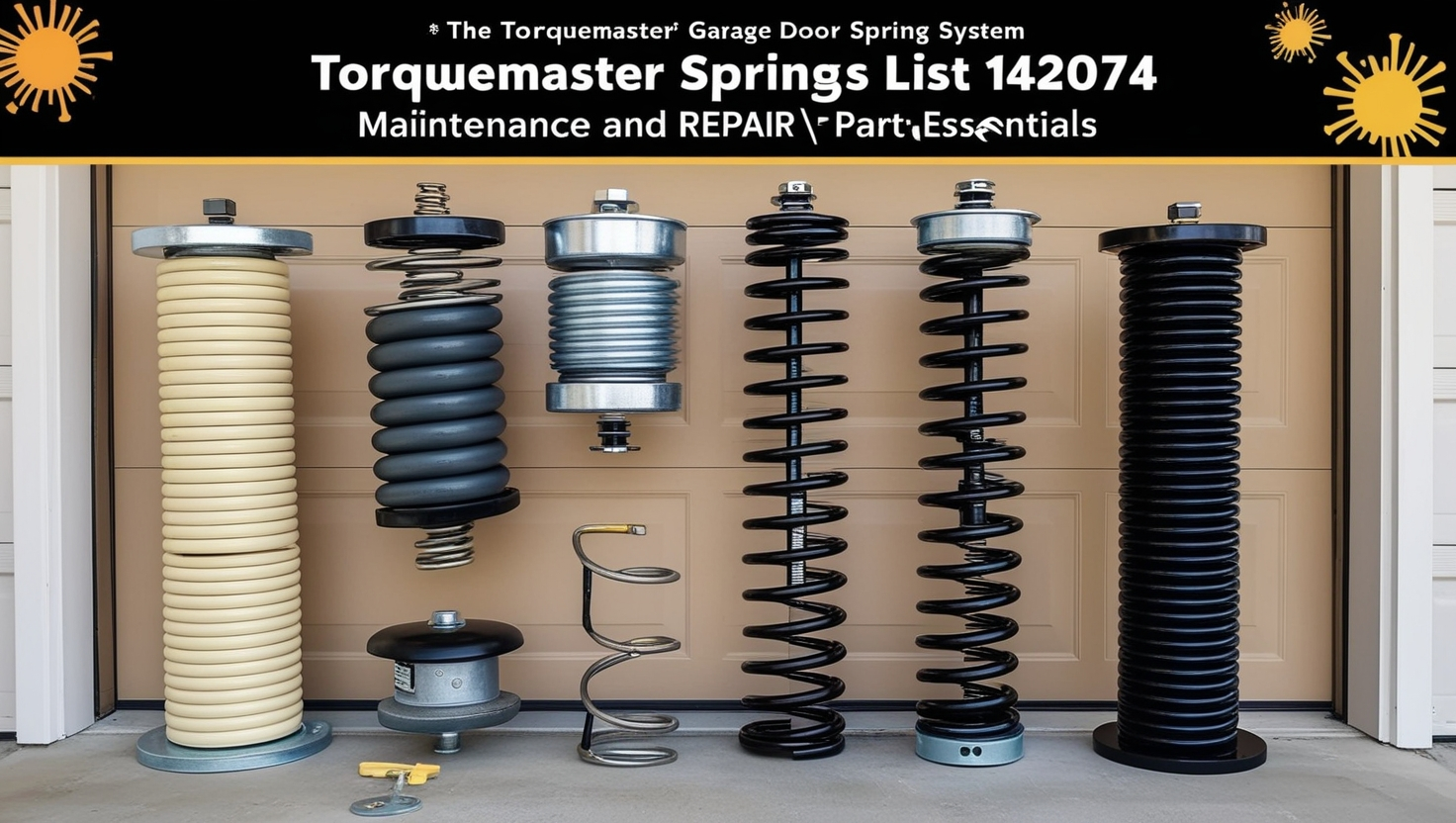 Torquemaster Garage Door Spring Part List 142074