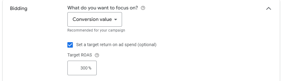 Bidding Conversion Focus