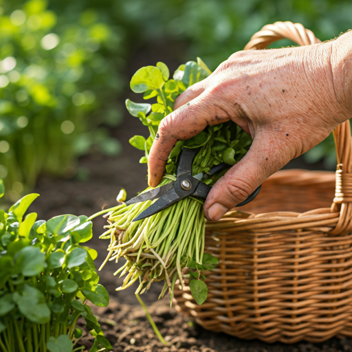 6. Harvesting Your Fresh Watercress