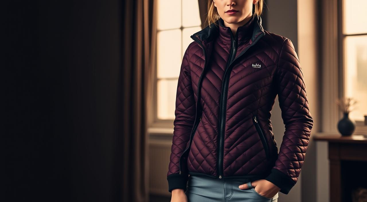 stylish quilted jacket
