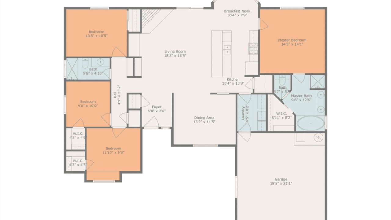 Tour This 2,072 Sq Ft Modern Ranch Style Home in East Golden Hills Tehachapi, CA with Scenic Views and Attached Garage