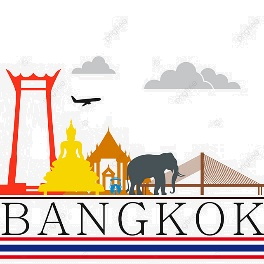 Bangkok Clipart PNG Images, Bangkok Illustration, Thailand, Travel, Thai PNG Image For Free Download