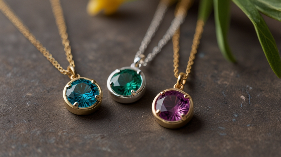 Lark Studio Jewelry Birthstone Necklaces Evergreen CO