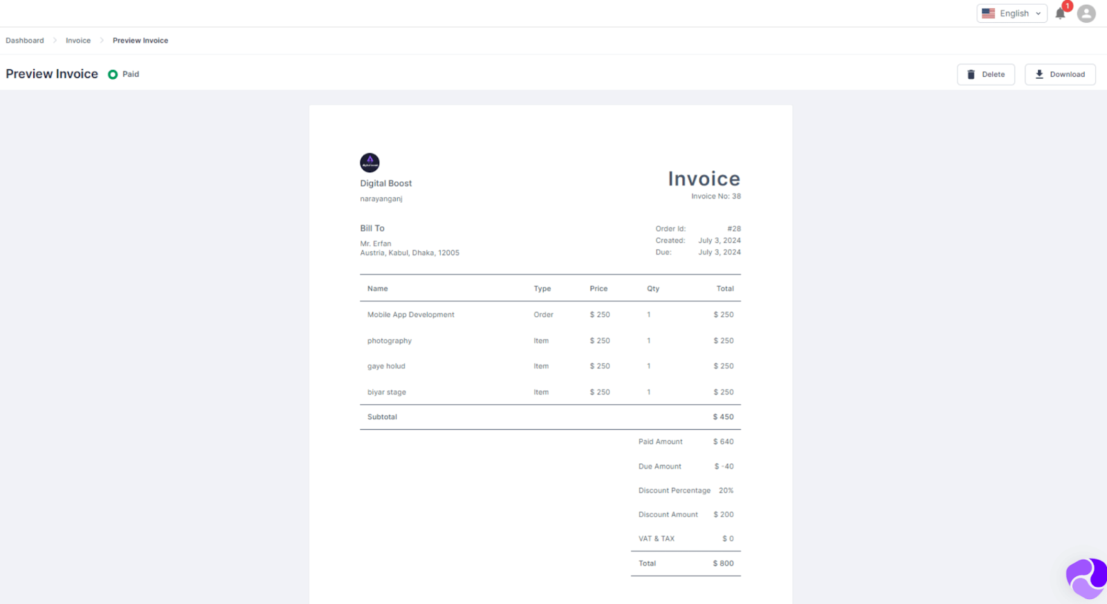 Agency Handy Billing and Invoicing 