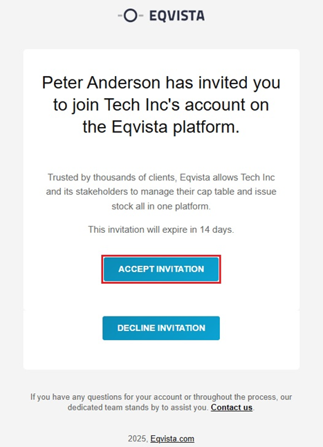 accept invitation 