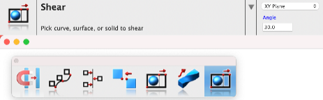 Shear Transform UI Preview