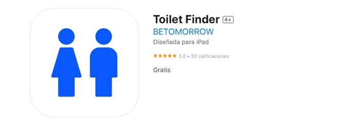 Encontrar baños públicos