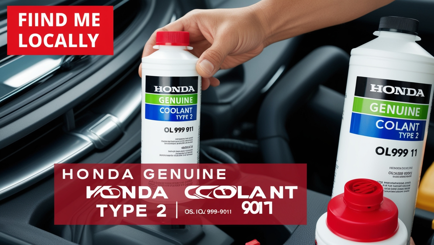 Honda Genuine Coolant Type 2 OL999 9011 Near Me