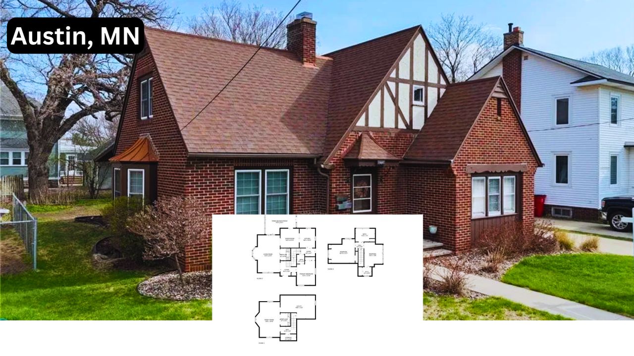 Charming 3-Bedroom Brick Home with Cozy Fireplaces and 3-Season Porch (Floor Plan Inside)