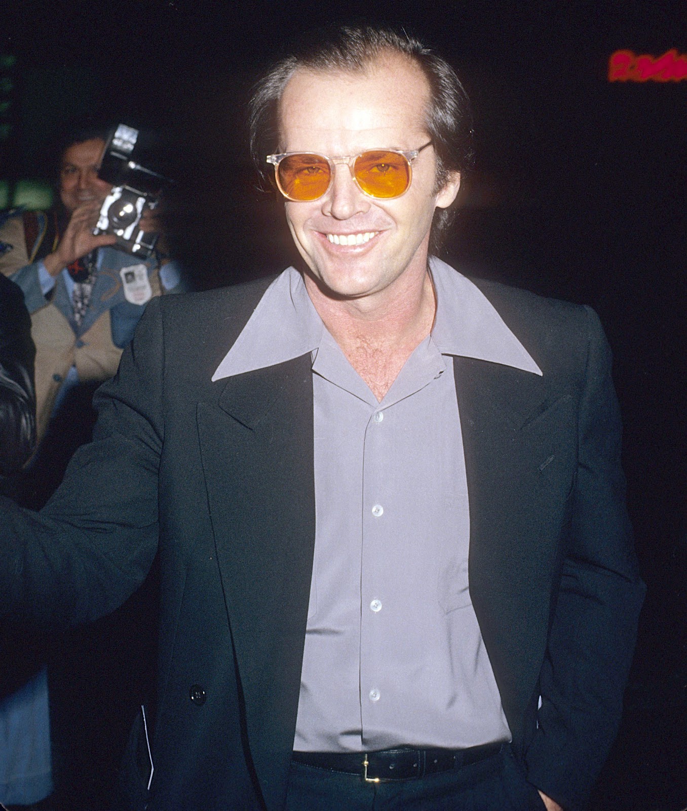 Jack Nicholson in New York City on February 12, 1975 | Source: Getty Images