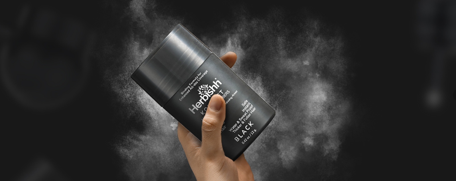Schwarz – Herbishh Koloret Haaraufbaufasern – 12 g